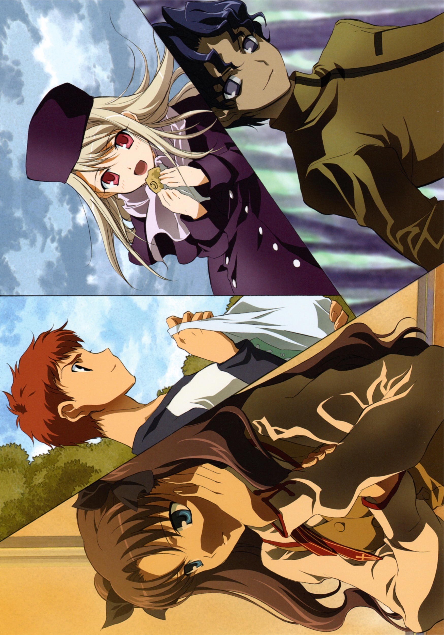 fate/stay night emiya shirou illyasviel von einzbern matou shinji